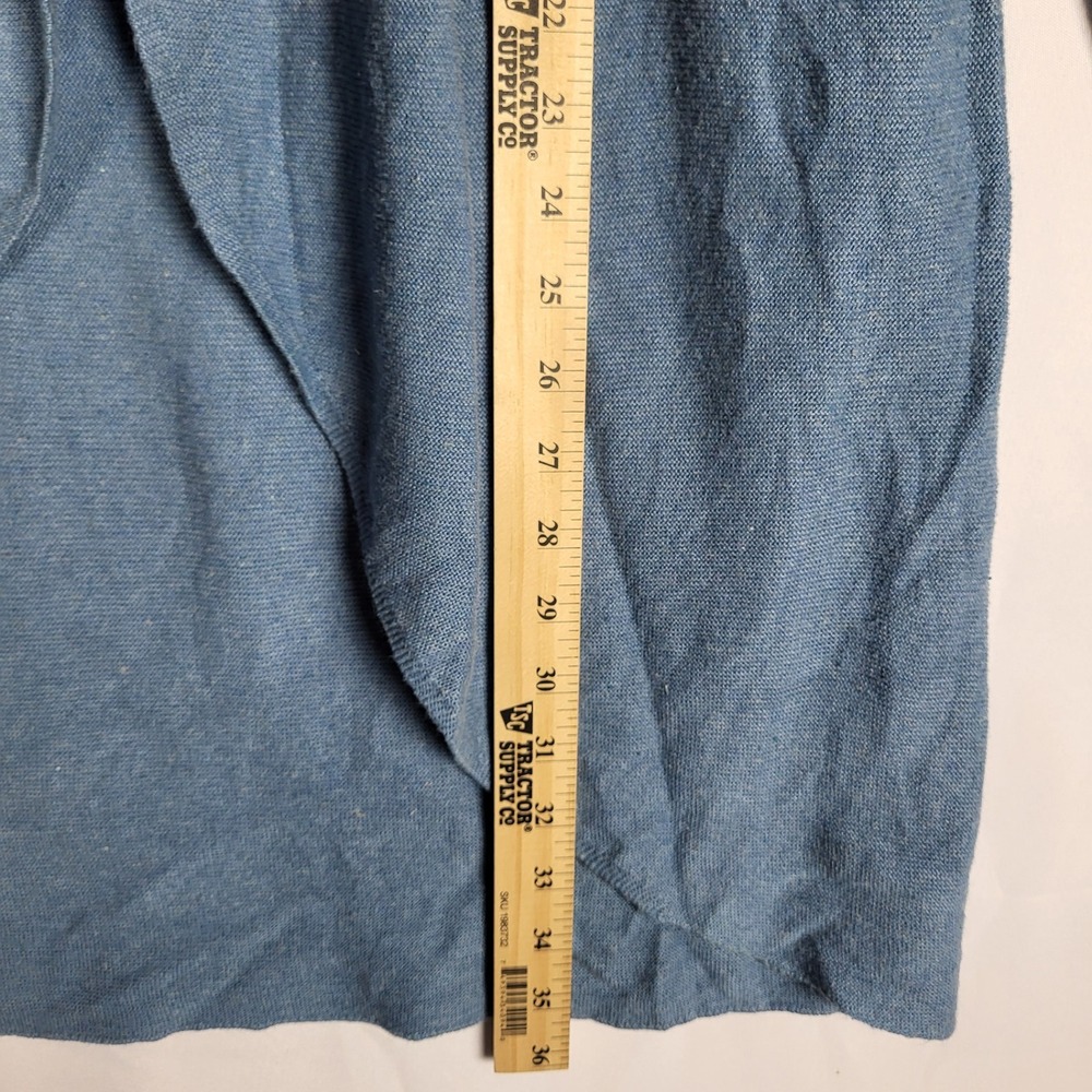 Eileen Fisher Linen Blend Cardigan Sweater Women's Large Light Blue Coastal - Picture 5 of 8